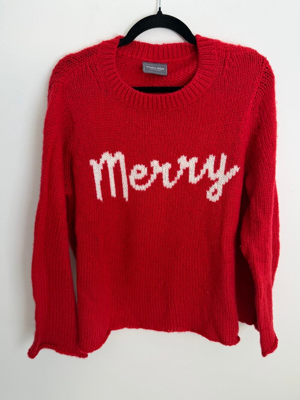 Wooden Ships Mohair Wool Merry sweater size M/L